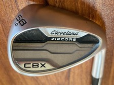Cleveland Zipcore CBX 58/10 Wedge Catalyst Spinner 80 Shaft Golf Pride RH Used