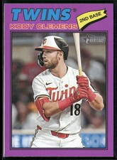 2026 Topps Heritage Kody Clemens #321 Light Purple Border SP Twins (797)