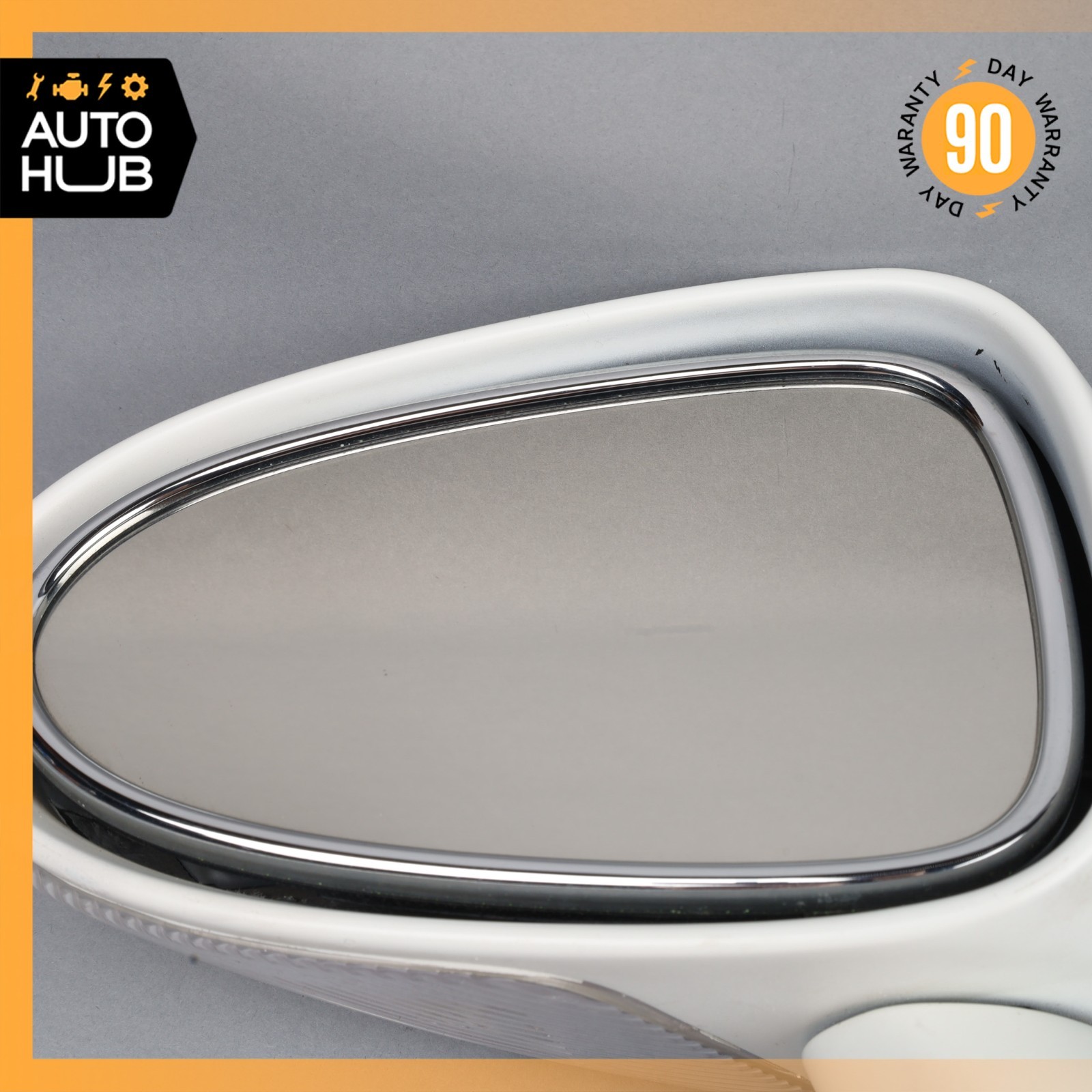 03-09 Bentley Continental GT GTC Left Side Rear View Door Mirror White OEM 87k