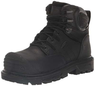 KEEN Utility Men Camden 6'' Composite Toe WP Heavy Duty Work Boot Black 9 EE
