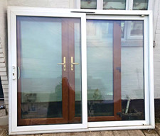 Upvc Sliding Door White Double Glazed 2425 mm x 2055 mm/2085 mm with sill/
