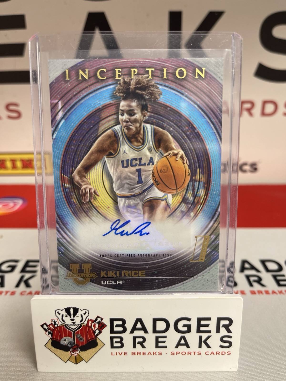 2022-23 Bowman Inception University Autographs #BIAKR Kiki Rice 1st Auto