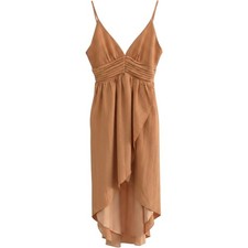 Lulus Dress Size S Tangerine High Lo Sun Dress Fully Lined