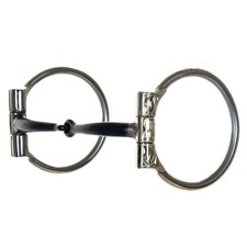 Western SS Silver Sweet Copper Inlay D-Ring bit