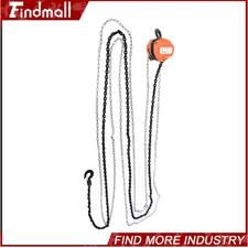 Findmall 1 Ton 2200 lbs Capacity Manual Chain Hoist 20 Ft G80 Galvanized Chain