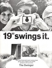 The Swinger Polaroid Land Camera Instant Picture And Memories Vtg Mag Print Ad
