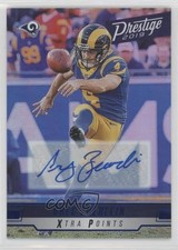 2019 Panini Prestige Xtra Points Blue Signatures Greg Zuerlein #108 Auto fm0