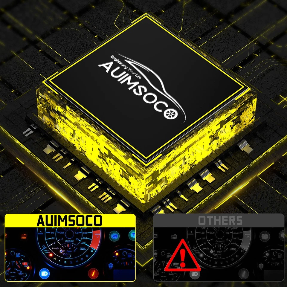 For Kia Sorento 2014-2018 Combo LED Headlight High Low + Fog light bulbs Kit - Image 4 of 4