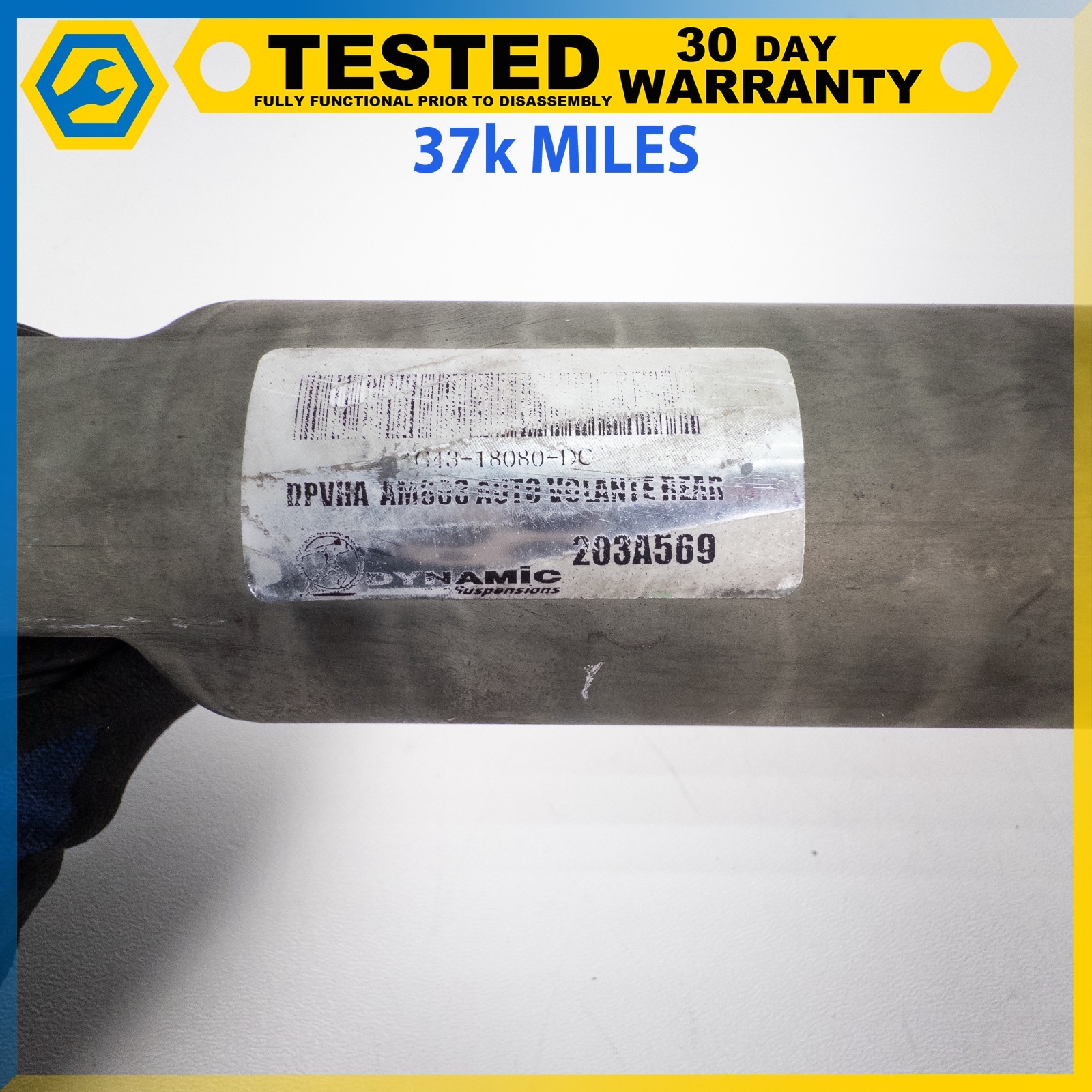 05-12 ASTON MARTIN DB9 REAR RIGHT PASSENGER SIDE SHOCK STRUT ABSORBER OEM