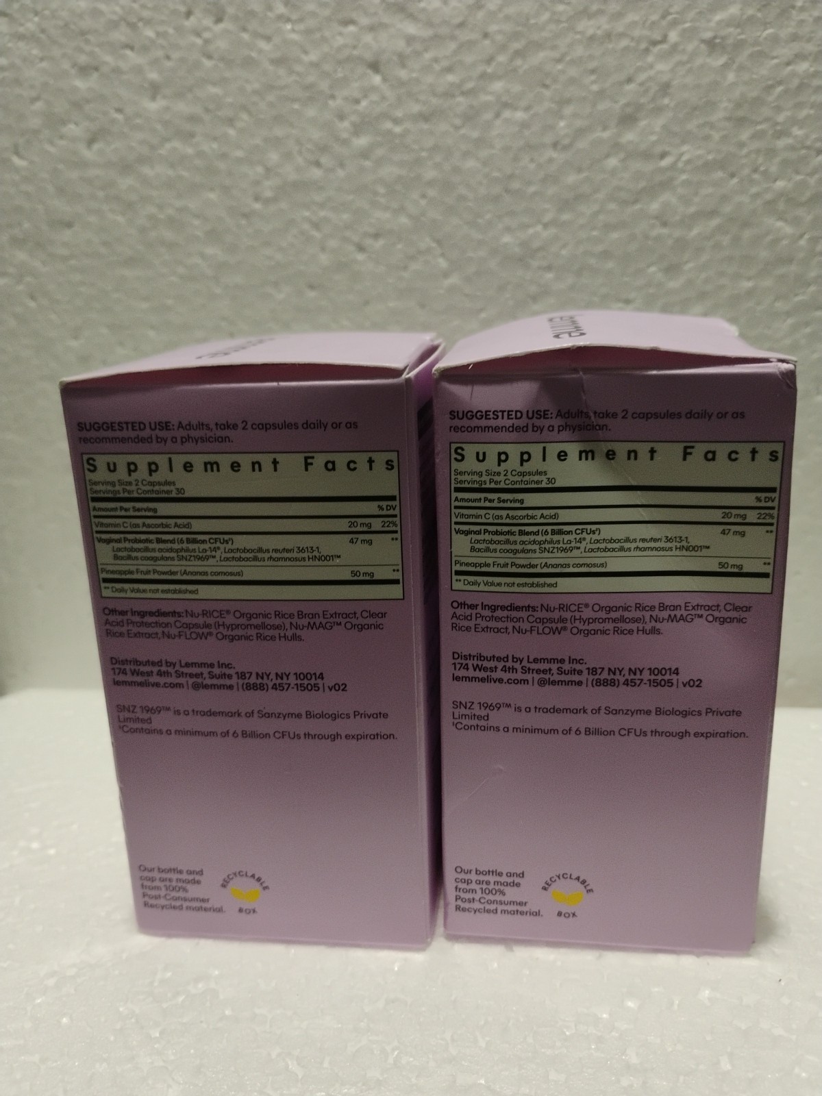 NEW Lemme Purr Vaginal Probiotic Capsules for Women-Balanced pH,Healthy Odor60Ct thumbnail 2