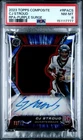 2023 TOPPS COMPOSITE RESURGENCE PATCH AUTO PURPLE SURGE CJ STROUD RC 78/99 PSA 8
