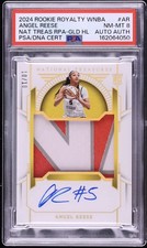 🔥 2024 Angel Reese National Treasure Gold 10/10 RPA Rookie PATCH AUTO PSA 8 🔥