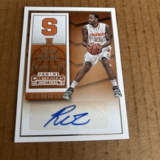 2015 Contenders AUTO ROOKIE Rakeem Christmas #136 Syracuse Basketball Card (f3). rookie card picture