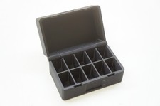 9 Volt Battery Storage Box Container holds 10 Batteries 9V Case Locking HD