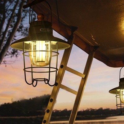 EverBrite 550LM Rechargeable LED Camping Lantern USB C Lantern with 3 Light Mode
