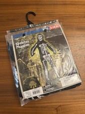 Skeleton Phantom Costume Medium Size S 4-6 Fun World Cosplay Halloween Party