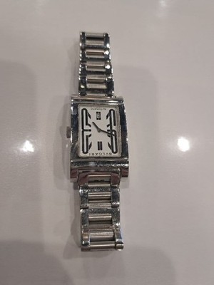 Bvlgari Rettangolo RT45S White Men's Watch Overhauled and Certified