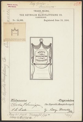 Photo:The Reynolds Manufacturing Co. for Washington brand Cassimeres