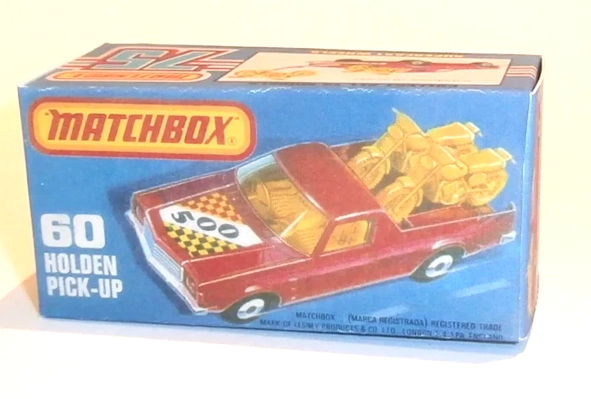 Boîte Vide Matchbox Superfast N°60 - Camion Chantier Hut Truck - Année 1970