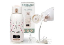 KASEY MAE Portable Bottle Warmer for Travel 17oz Capacity Fast Heating