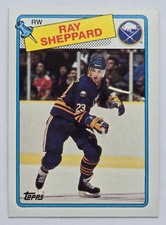 1988 Topps Ray Sheppard Rookie Card Near Mint. rookie card picture
