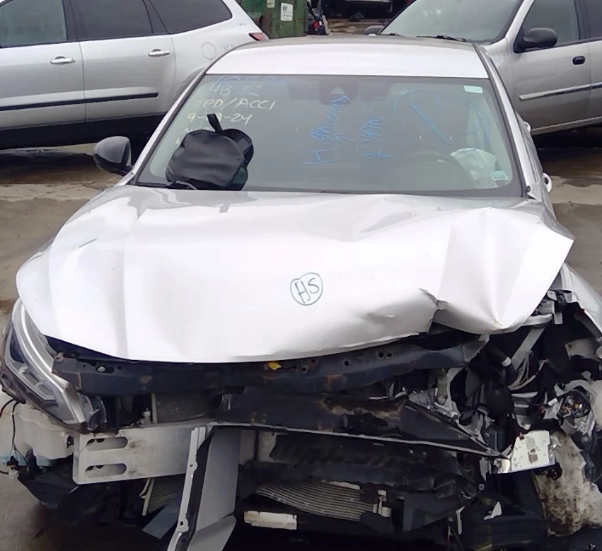 2019 2020 Nissan Altima Driver Left LH Sun Visor in Gray w/ Illumination Foto 2 de 4