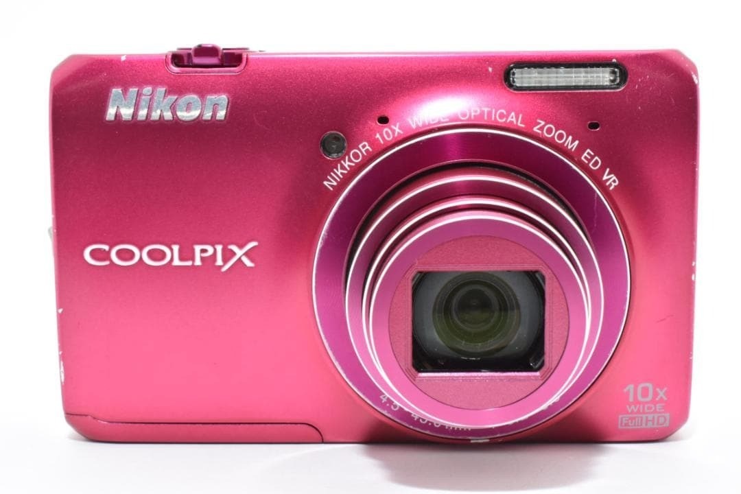 Nikon COOLPIX S6300 Pink Digital Camera 16.0 MP 10x Optical Zoom