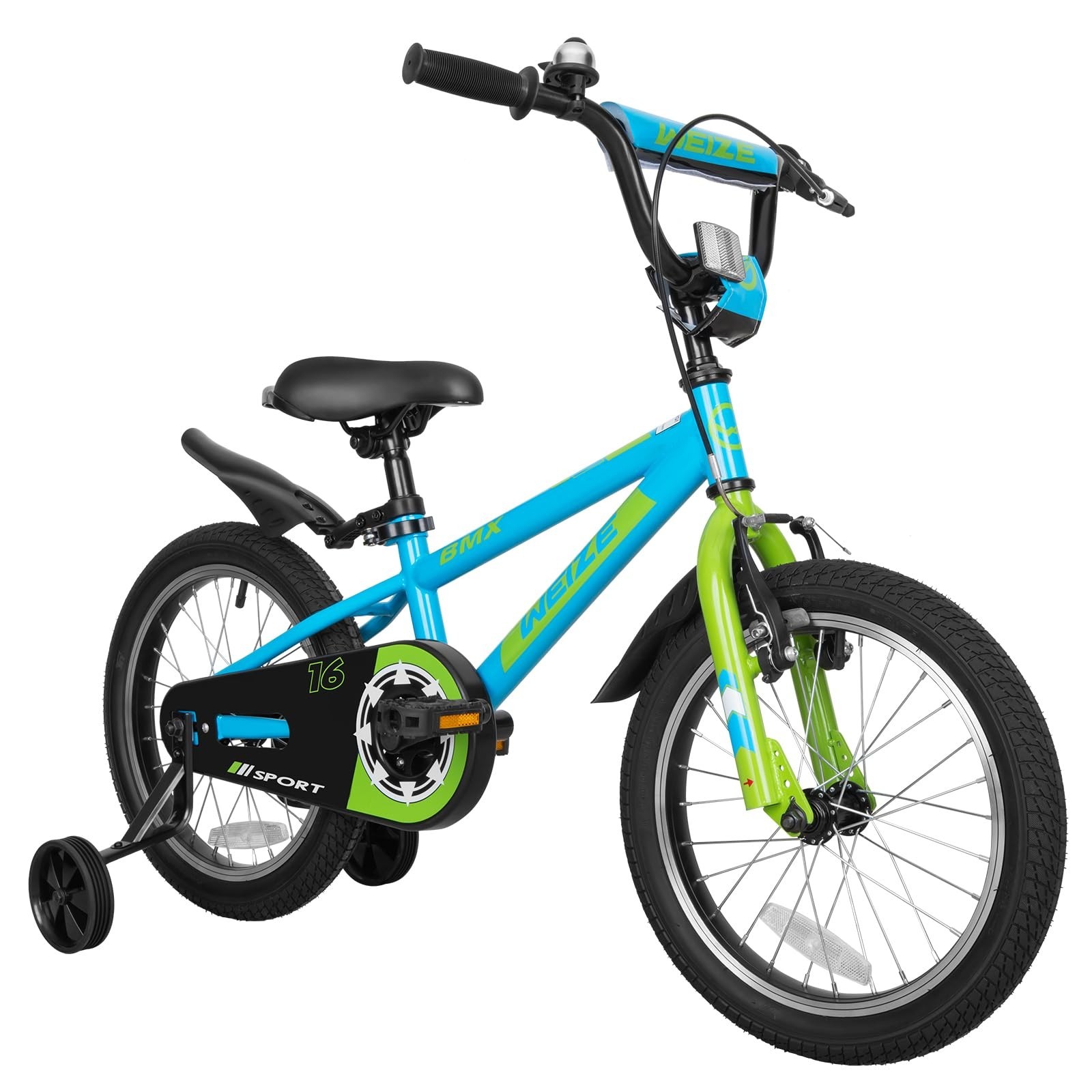 16 in Kids Bikes Boy's Bike for Kids Ages 4-12 Years Old wit