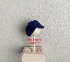 Madame Alexander Doll Hat Cotton Navy Blue Baseball Cap for 8" Doll