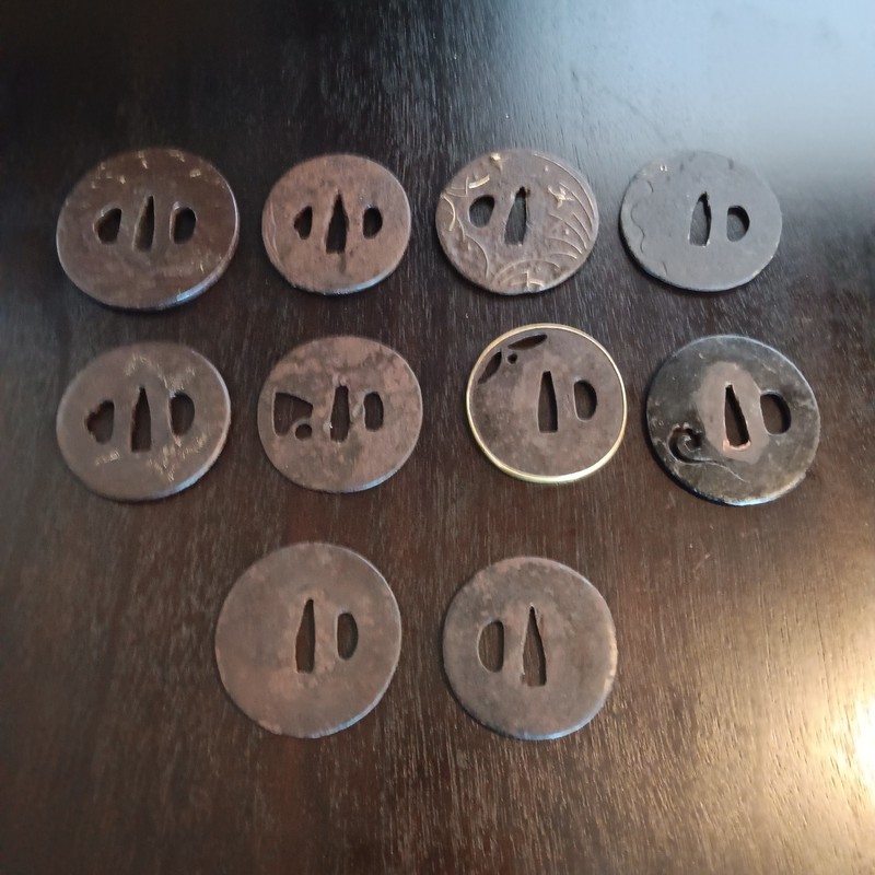Japanese Sword tsuba collection Relisting