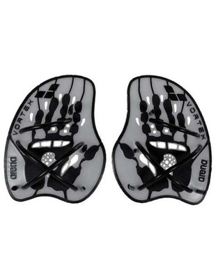 Arena Vortex Evolution Hand Paddle - Silver/Black
