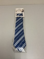 Ages 4 Harry Potter Hufflepuff Tie 1 PC Blue with White Stripes