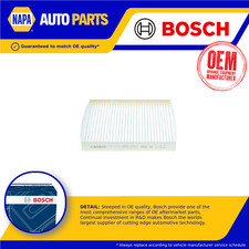 Image of Pollen / Cabin Filter fits SMART FORTWO 09 to 15 EV Bosch Top Quality Guaranteed