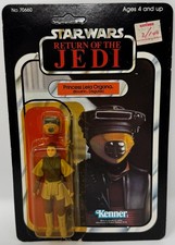 Star Wars ROTJ Princess Leia Organa Boushh Disguise 77 back 1983 Kenner