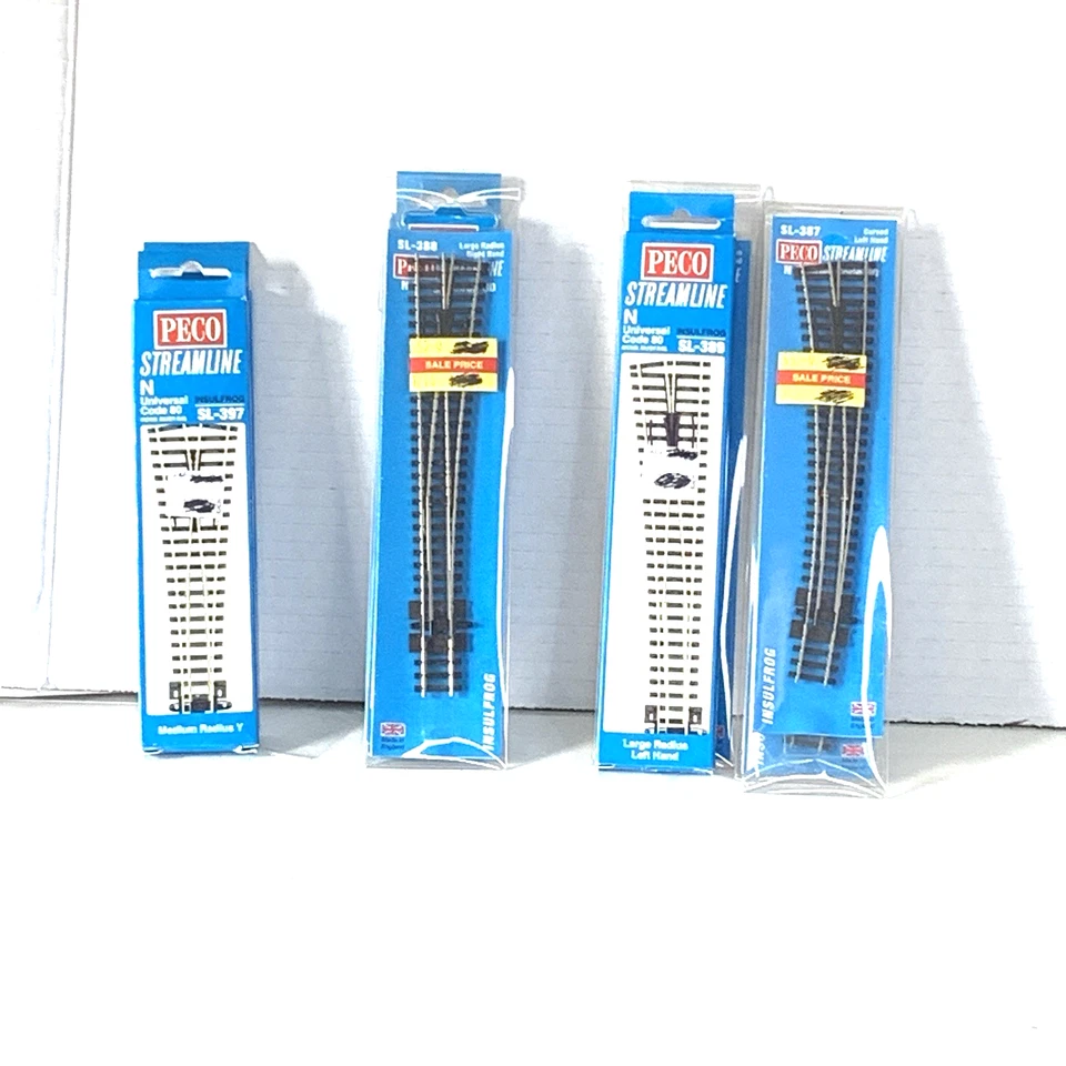 Peco Streamline Lot of 11 Pieces N-Scale Code 80 Nickel Silver Track NIP - Image 2 of 4