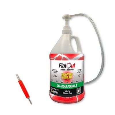 FlatOut QuickStrike Tire Sealant - Off-Road Formula - Prevents Flat Tires - S...