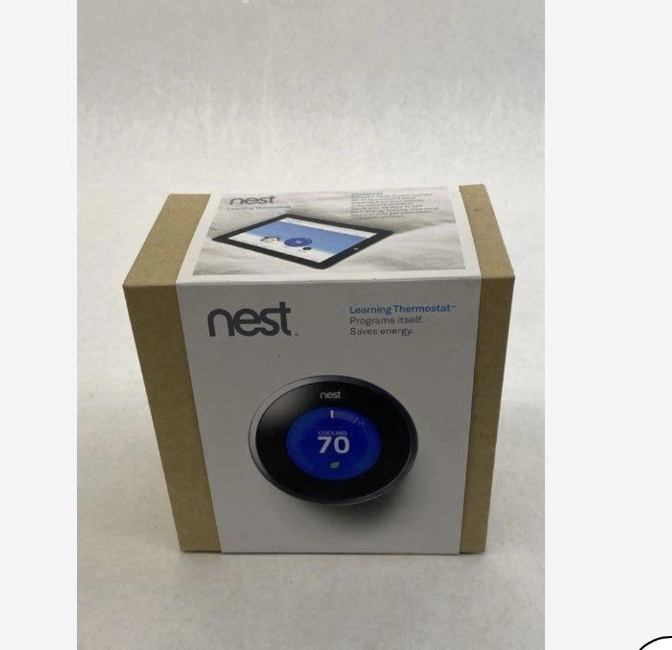 Nest Model 02A Smart Thermostat Wi-Fi 2nd Gen Stainless Steel
Opens in a new window or tab