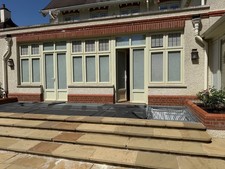 Entire Elevation, Doors and Windows, Double Glazed.