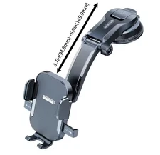 Universal Car Phone Holder Dashboard Windshield Suction Mount 360° Long Arm