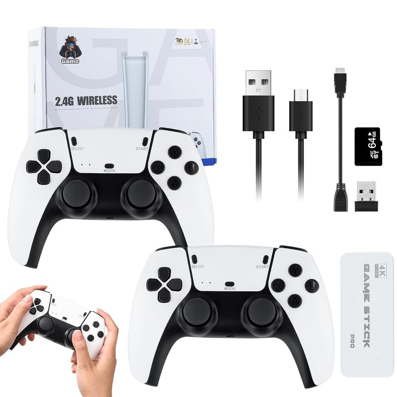 2.4G Wireless Retro Game Console With 20000 Classic Games HDMI Output