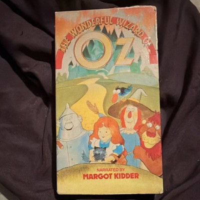 The Wonderful Wizard of Oz VHS Narrated by Margot Kidder Crane Films Clam Shell