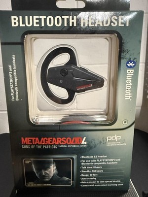 METAL GEAR SOLID 4 BLUETOOTH HEADSET LIMITED EDITION *BRAND NEW-FREE SHIPPING*