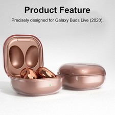 Ultra-Thin TPU Protective Cover with Keychain For Galaxy Buds Live Charging Case