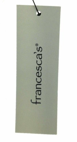 Francesca's Damen mehrfarbig gestreift Knopf langer Rock elastische Taille - Bild 9 von 11