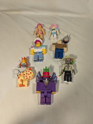 Lot Of 7 ROBL0X Series 2 Crazyblox Ninja Zoo Keeper Figures Rare No Codes As Is
