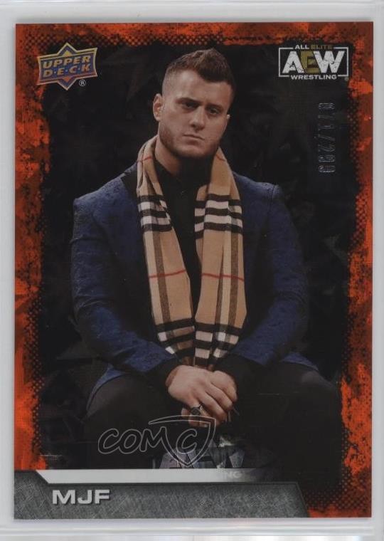 2022 Upper Deck AEW All Elite Wrestling Dynamite 71/299 MJF #3 1c0k