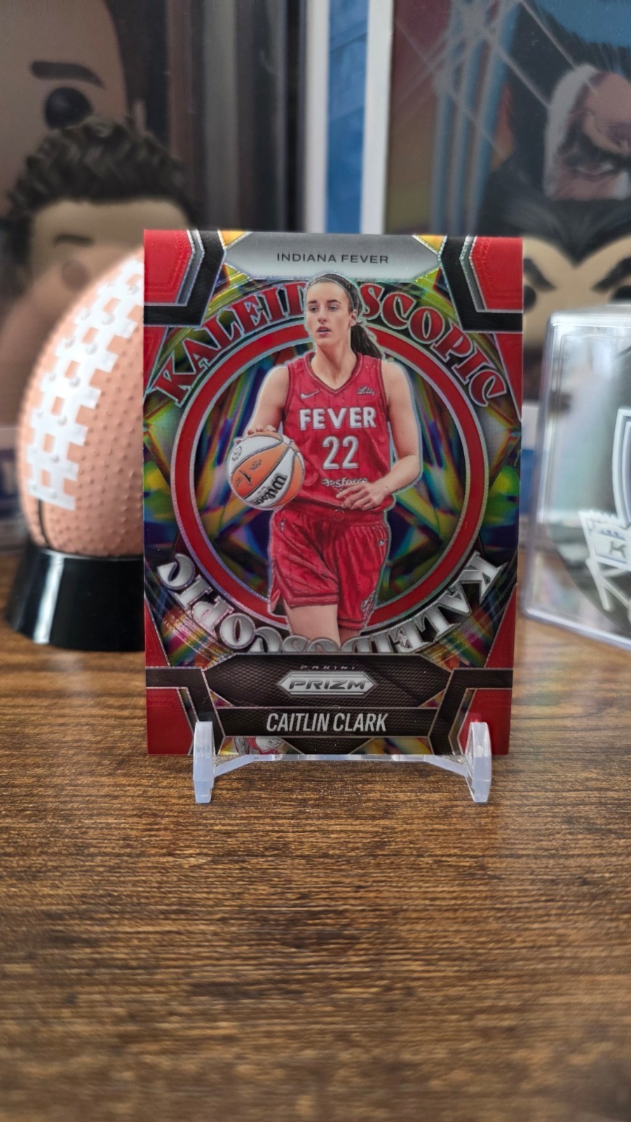 2025 Panini Prizm WNBA - Caitlin Clark Kaleidoscopic #4 Red Prizm 69/99
