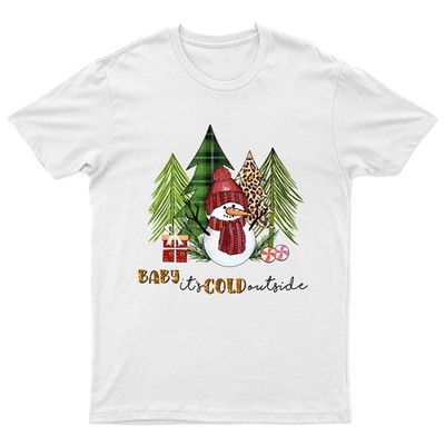 Baby Its Cold Outside T-Shirt Unisex Geschenk Retro Lustig Damen Vintage Herren -g