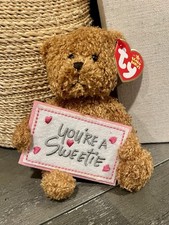Vintage 2006 Ty Beanie Baby You’re a Sweetie Bear Greetings NEW MWMTs