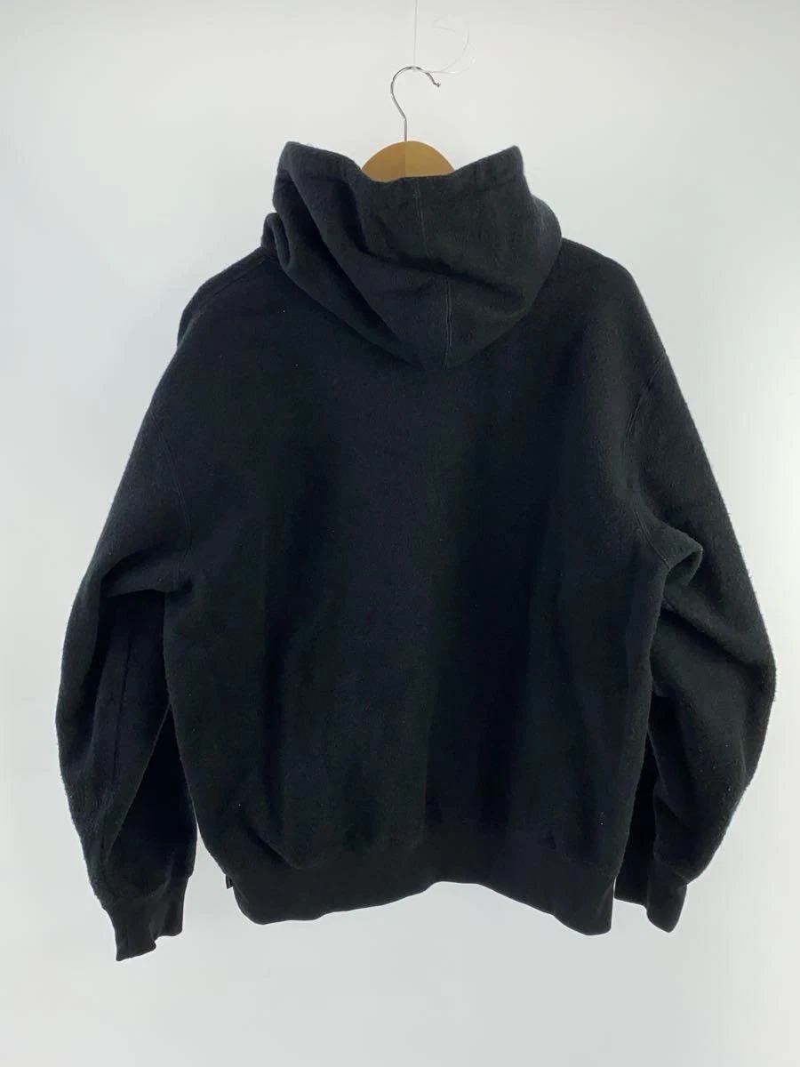 Supreme Felpa con Cappuccio 23SS Inside Out Box Logo Felpa Fuzzy Nera Usata
